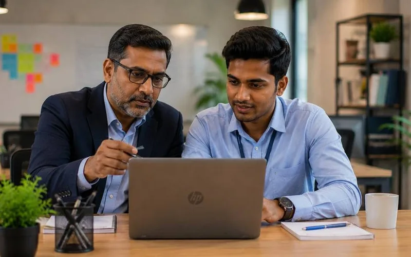 A mentor supporting workplace learning
